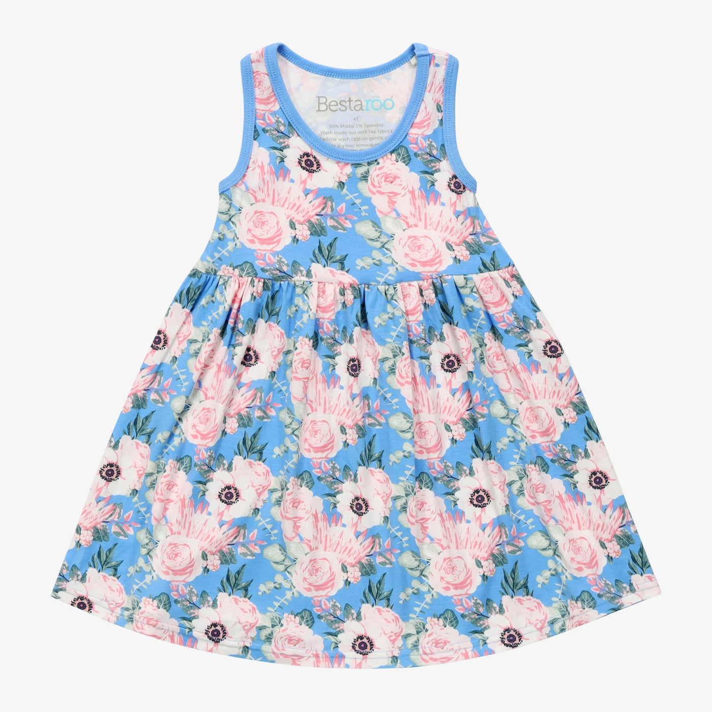 Vinage Roses Blue Dress