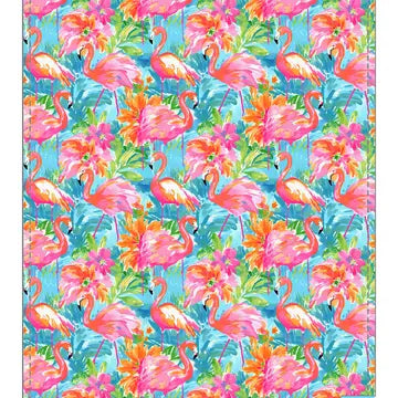 Flamingo Throw Blanket