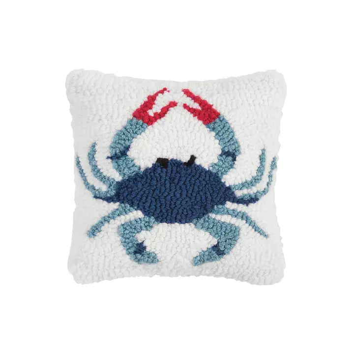 Blue Crab Hook Pillow