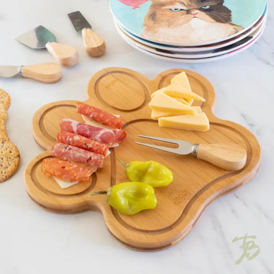 Paw Shaped Cutting Board & Charcuterie Serving Tray