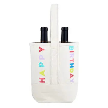 Double Bottle Birthday Tote